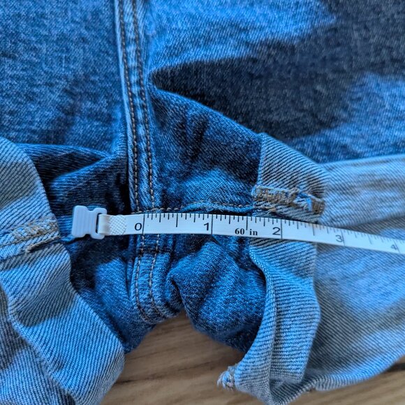 Wild Fable Upcycled Denim Shorts, Embroidered Floral, 10 - Picture 8 of 9